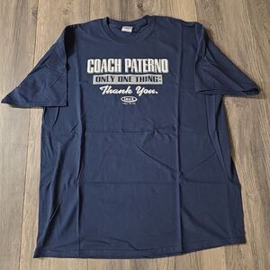 Penn State Nittany Lions Gildan Paterno T-shirt Mens XL Blue Short Sleeve